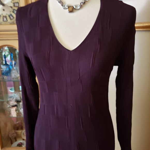 CAROLINE CHARLES LONDON | PLUM MAXI DRESS - Picture 5 of 8